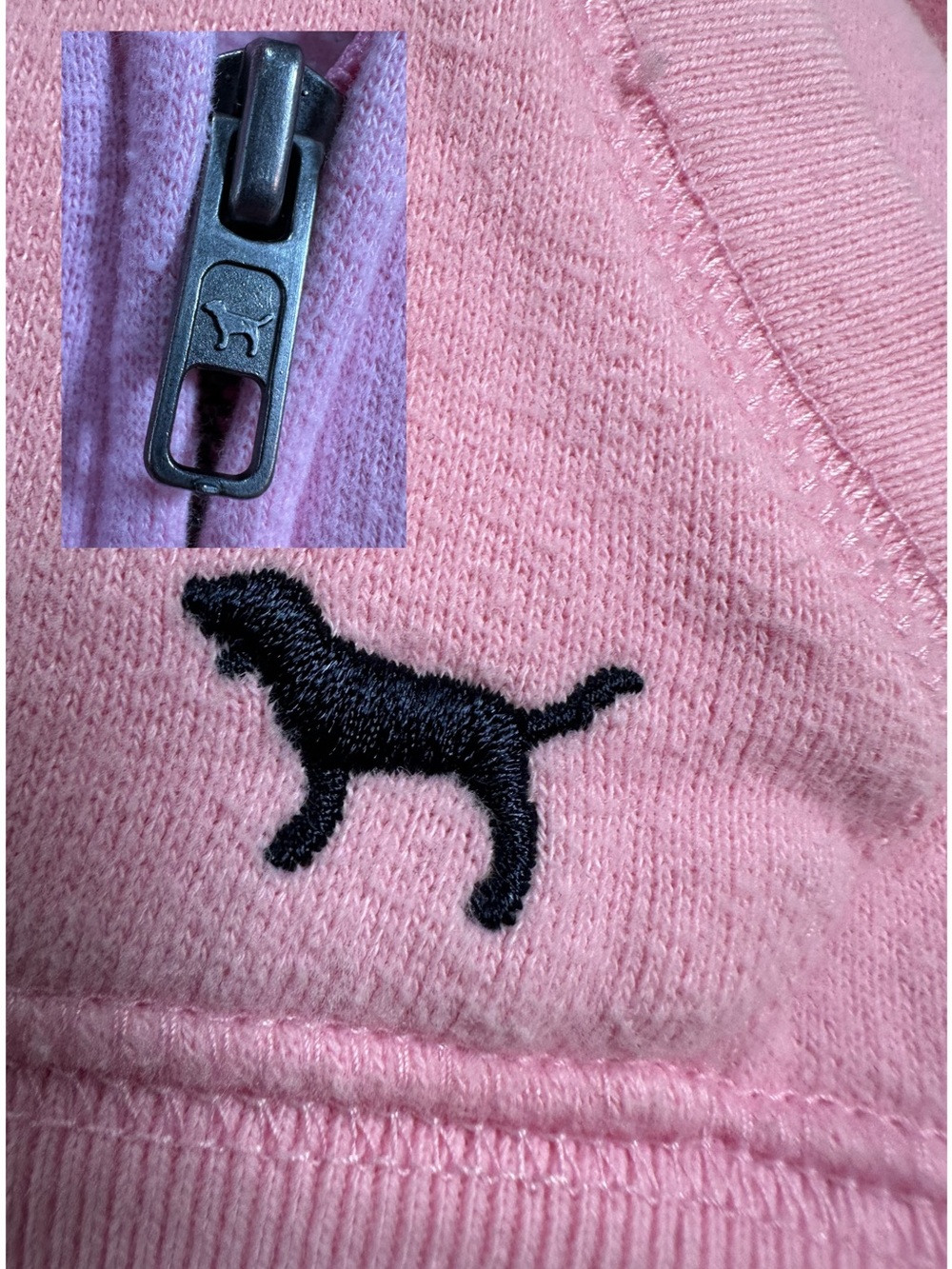 VS PINK • Y2K Peace, Love & Pink Pastel Zip Up Hoodie - Picture 7 of 16